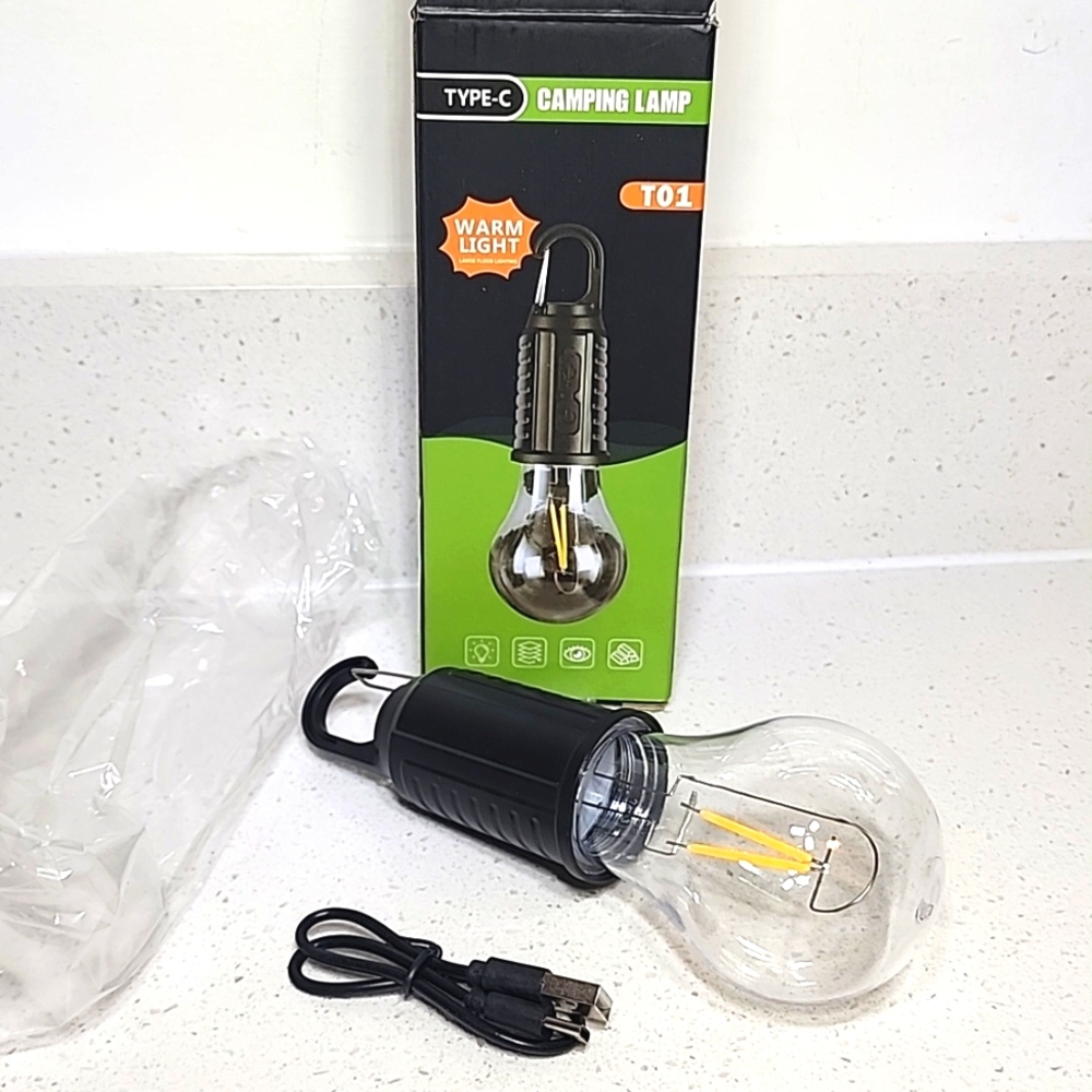 Lantern LED Portable Rechargeable Light. Camping Lamp. New. 3 Brightness Level